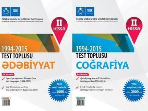 TQDK üç fəndən test topluları nəşr etdi