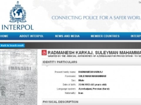 İran vətəndaşı beynəlxalq axtarışa verildi