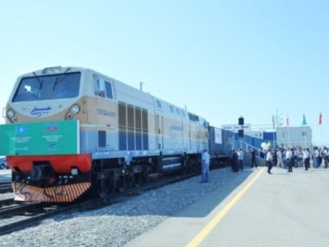  Çindən gələn ilk tranzit yük qatarı bu gün Tiflisə çatacaq 