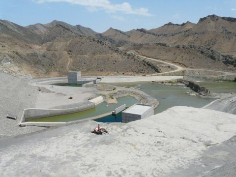 İranın Qarabağda tikdiyi gizli Su Elektrik Stansiyası - FOTOLAR