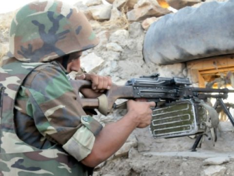 Cəbhədə şiddətli atışma olub