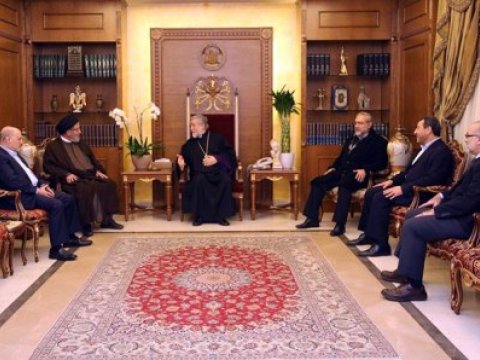 Erməni katolikosu “Hizbullah”la görüşdü – FOTO
