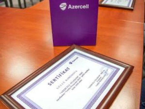 Azercell-in prezidenti qaliblərlə görüşdü - FOTO