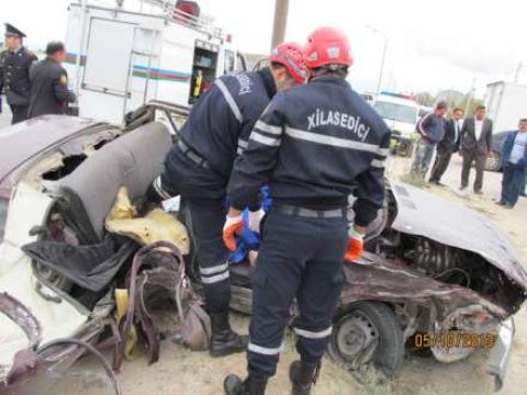 Son sutkada yol qəzalarında 1 nəfər ölüb, 11 nəfər yaralanıb