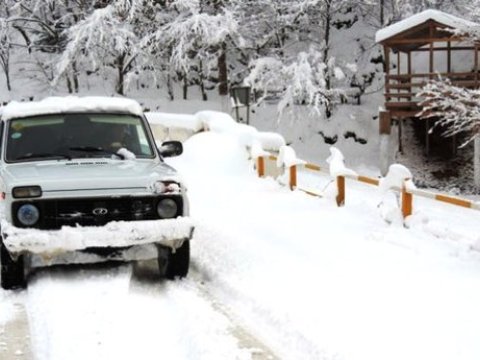 Azərbaycanda qar ən çox bu rayonlara yağıb
