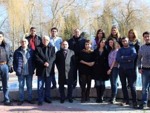  Jurnalistlər Nabranda bir araya gəlib 