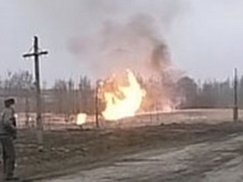  Füzulidə qaz xətti borusu yanıb 