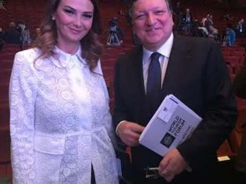 Qənirə Paşayeva Xose Manuel Barrozo ilə Dağlıq Qarabağdan danışıb