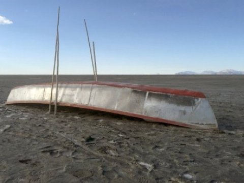 Ölkənin ikinci ən böyük gölü buxarlanıb yoxa çıxdı - FOTO