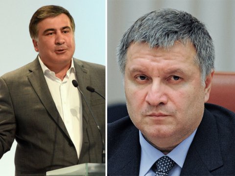 Avakov Saakaşvilini ikiüzlülükdə ittiham etdi