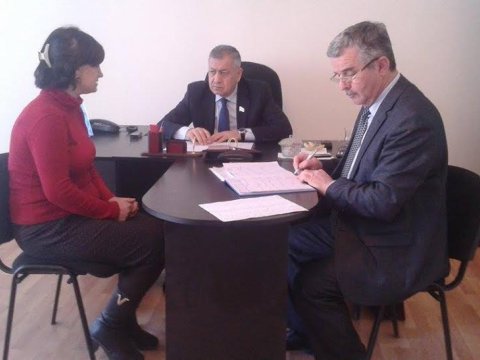 Vahid Əhmədov seçiciləri ilə görüşüb - FOTO