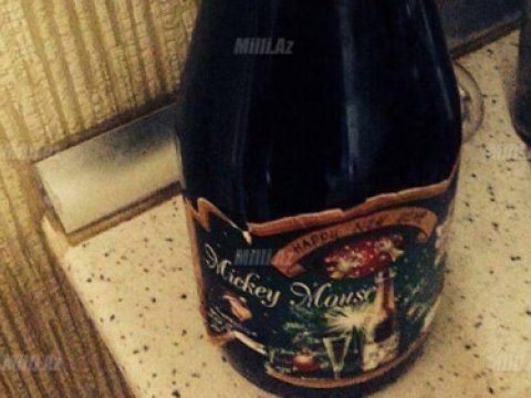 Bakıda limonaddan siçan çıxıb-Video 