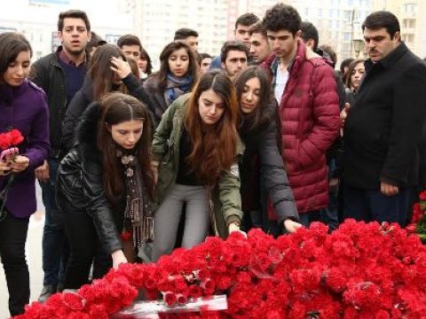 Kooperasiya Universitetinin rəhbərliyi Xocalını andı 