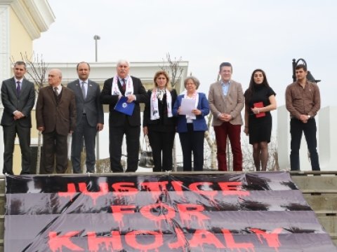 Xocalı Faciəsinin qurbanları İstanbulda anıldı - FOTOLAR