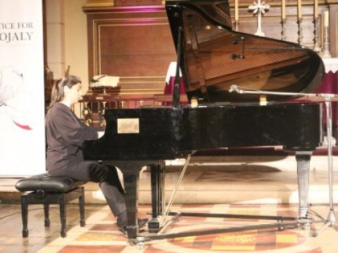 Leyla Əliyeva Londonda Xocalı qurbanlarının xatirəsinə həsr edilən anım konsertində - FOTO 