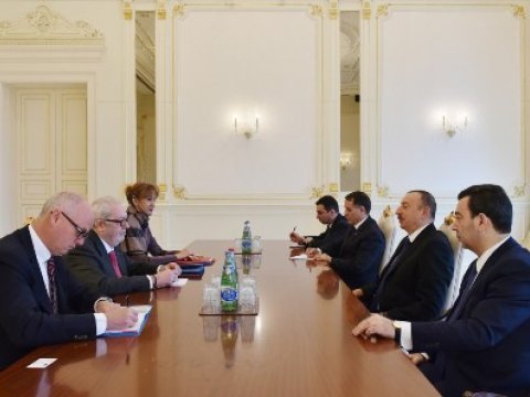 İlham Əliyev AŞPA prezidenti  ilə görüşdü 