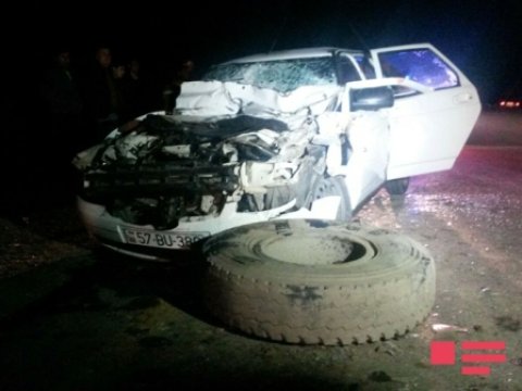 Şəmkirdə ağır qəza: - Üç nəfər ağır yaralanıb 