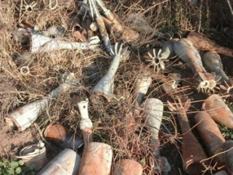  Goranboyda xeyli sayda silah-sursat tapılıb