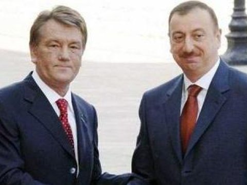 İlham Əliyev Viktor Yuşenkonu qəbul edib