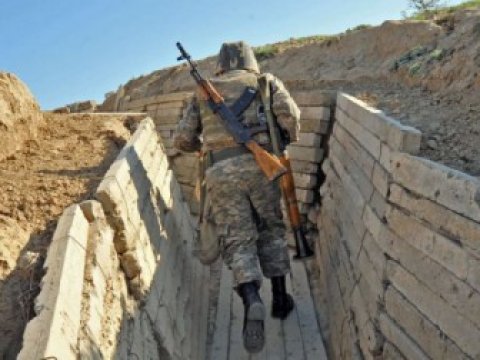 Cəbhədə erməni əsgər öldü 