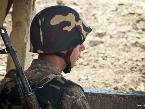 Ermənilər cəbhədə minaatanlardan istifadə etdi