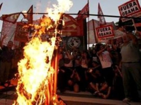 Argentinada Obamaya qarşı AKSİYA