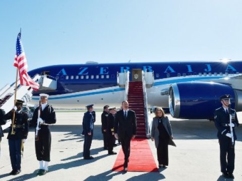  Azərbaycan prezidentinin ABŞ-a səfəri başlayıb 