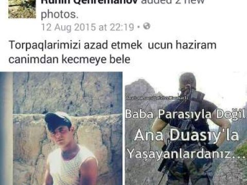 ”Torpaqlarımızı azad etmək üçün canımdan keçməyə hazıram” - Şəhid əsgərin son statusu