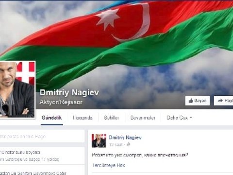 Rusiyanın tanınmış aktyorundan Azərbaycana dəstək - FOTO