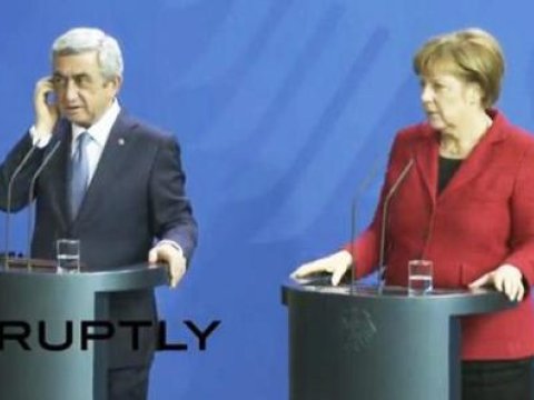  Merkel Sarkisyanla görüşdə Azərbaycanın ərazi bütövlüyünü dəstəkləyib