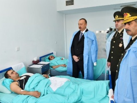 3 mindən çox  insan yaralı əsgərlərimiz üçün qan verib 