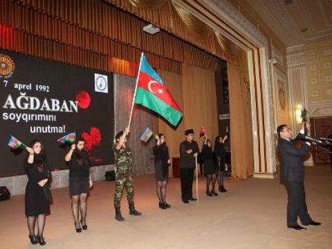 BDU-da Ağdaban faciəsi anıldı