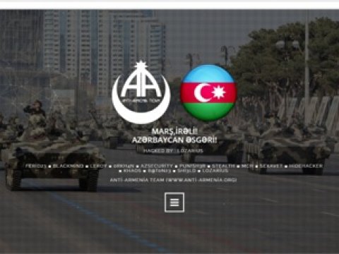 Erməni saytları darmadağın edildi