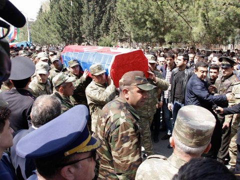 Sumqayıt dördüncü şəhidi ilə vidalaşdı – FOTOLAR