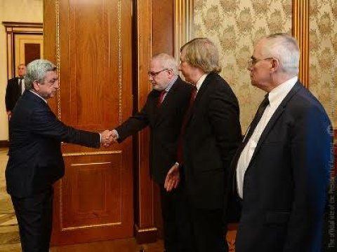 Həmsədrlər Serj Sərkisyanla görüşüb