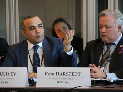 Azay Quliyev: “ATƏT-in aidiyyəti institutlarının fəaliyyətinin effektiv koordinasiyasına çox ehtiyac var”