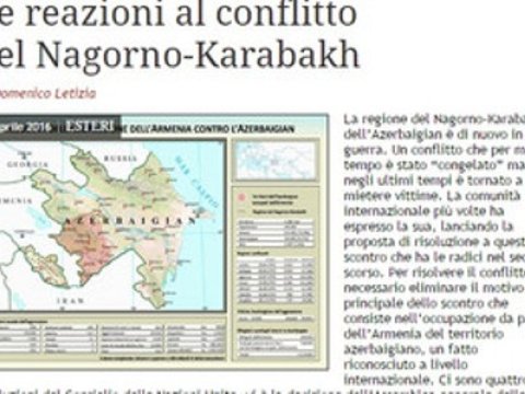  İtaliya mətbuatı  Dağlıq Qarabağdan yazdı 