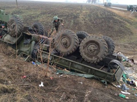Ermənilərin hərbi maşını minaya düşüb - ölən və yaralananlar var
