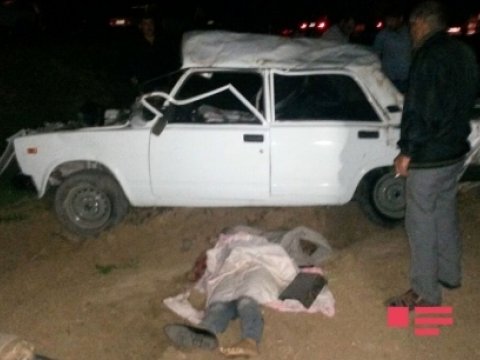  Gəncədə ağır qəza:  1 ölü, 3 yaralı 