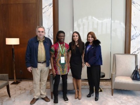 Leyla Əliyeva beynəlxalq təşkilatların nümayəndələri ilə görüşdü