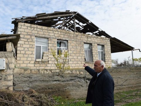 Tərtərdə daha bir neçə ev dağdılıb