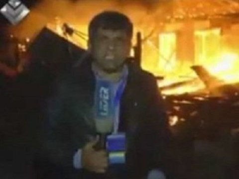 Cəbhədən dəhşətli gecə görüntüləri - VİDEO