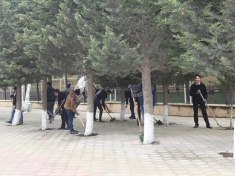 Bakı Dövlət Universitetində “Ekoloji Aksiya” keçirilib