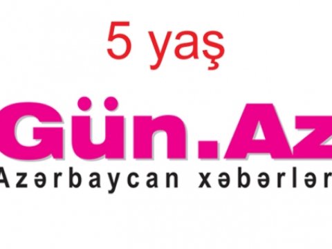 Gün.az saytının 5 yaşı tamam oldu
