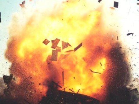 Azərbaycanda polis məntəqəsi partladılıb