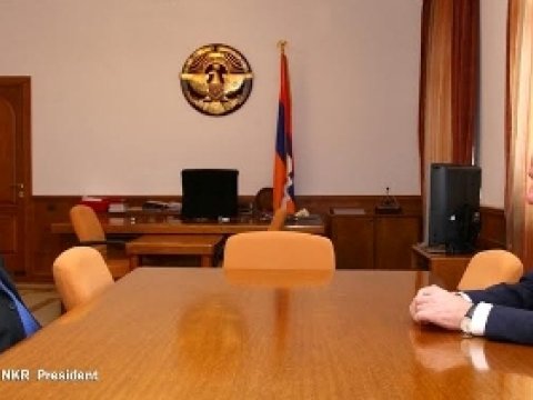 Petrosyan separatçıların "lideri" ilə görüşdü