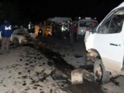  Salyanda ağır yol qəzası: üç nəfər xəsarət alıb 