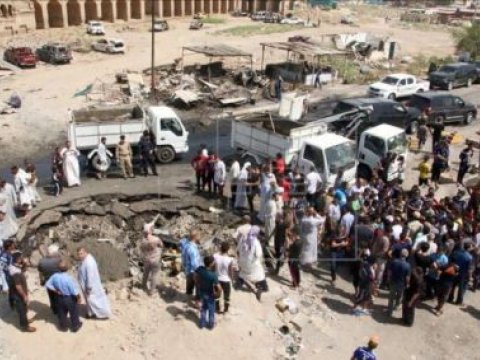 Bağdadda şiələri partlatdılar: 64 ölü