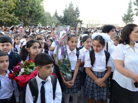 Sabah 164&nbsp;min şagird ilk dəfə məktəbə gedəcək  