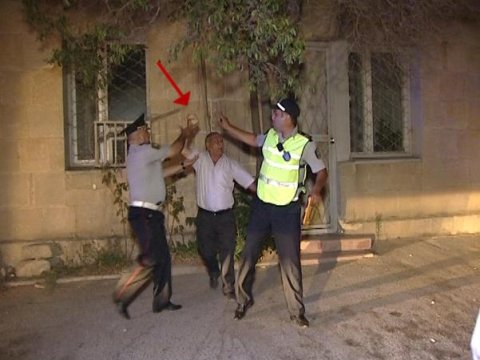 Bakıda bir gecədə 350-dən çox sürücü cərimələndi - FOTOLAR